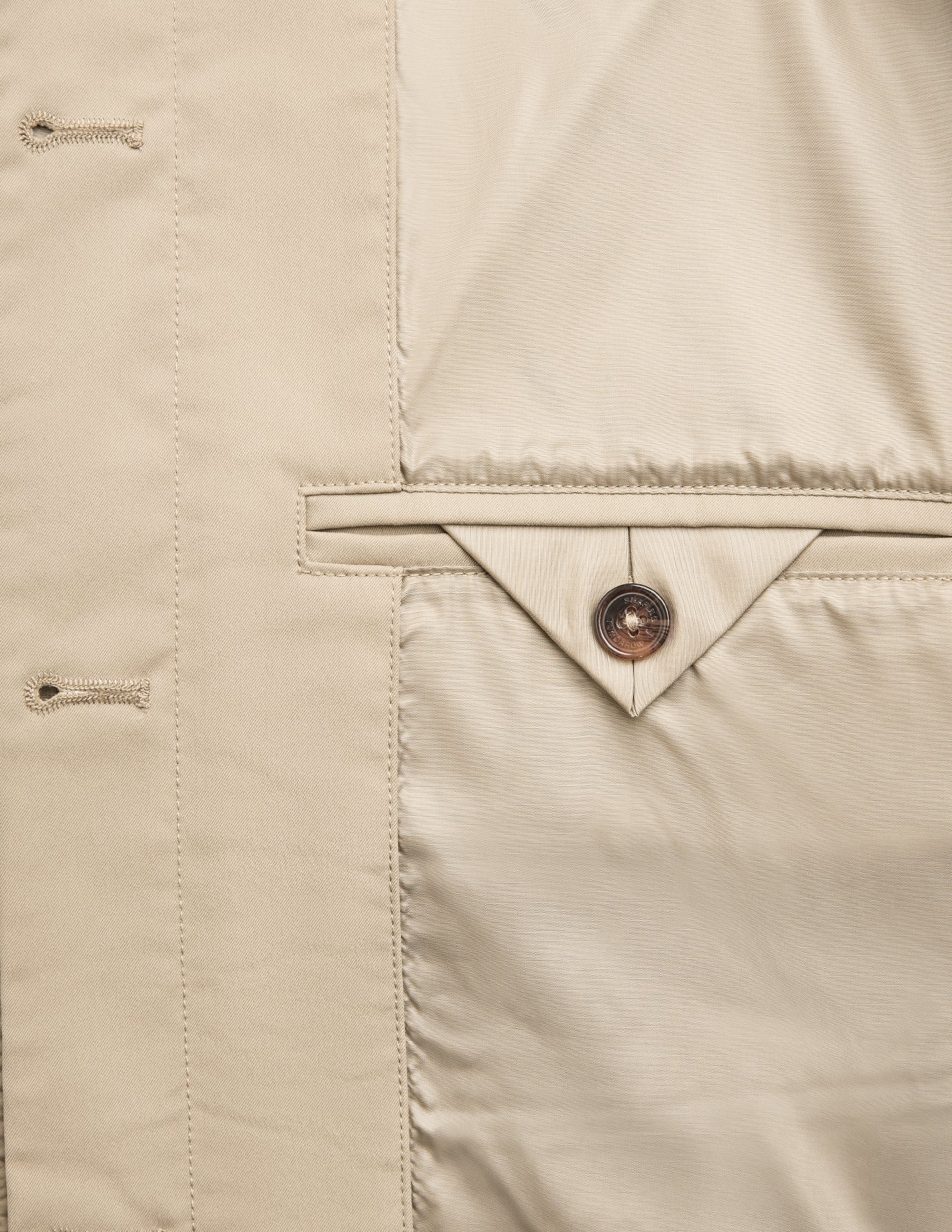 Women Waterproof Trench Coat Short Sand Grain